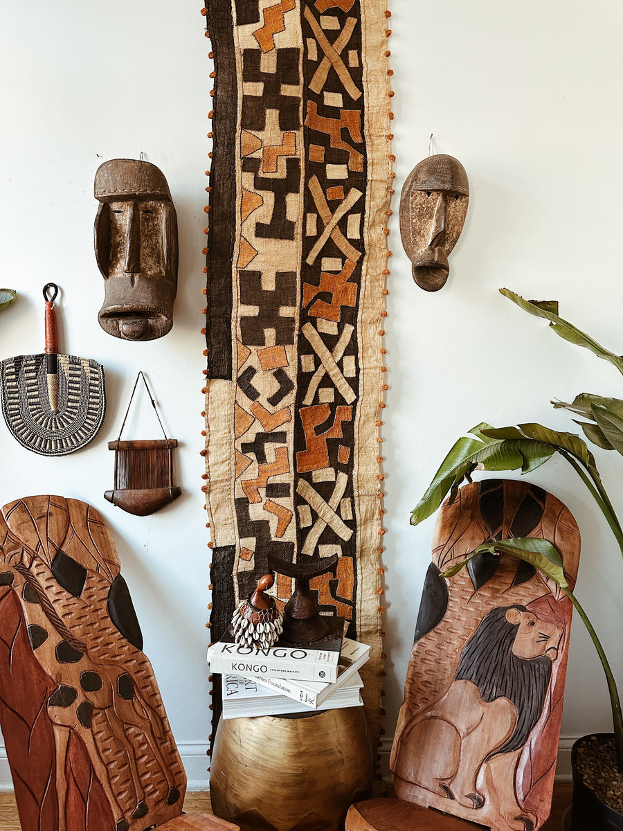Kuba Cloth 46cm✖️51cm XL African Kuba Cloth #2 – Afrohemien.com