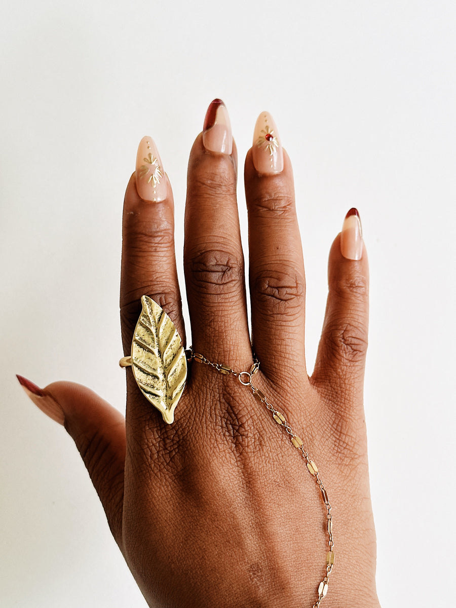 Frond Leaf Ring – Afrohemien.com
