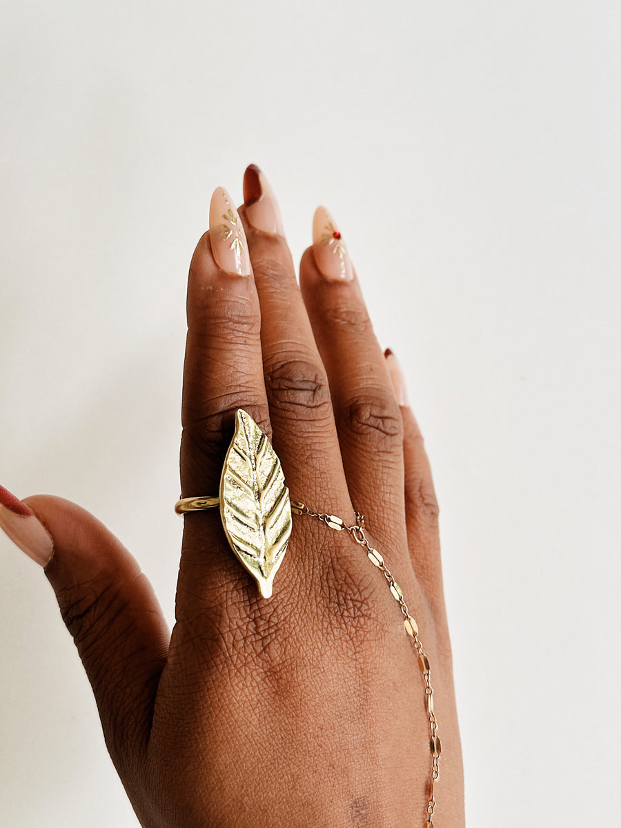 Frond Leaf Ring – Afrohemien.com