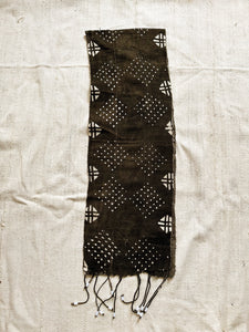 Mudcloth Scarf // Black