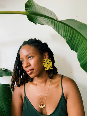 Nea Onnim Adinkra Earrings