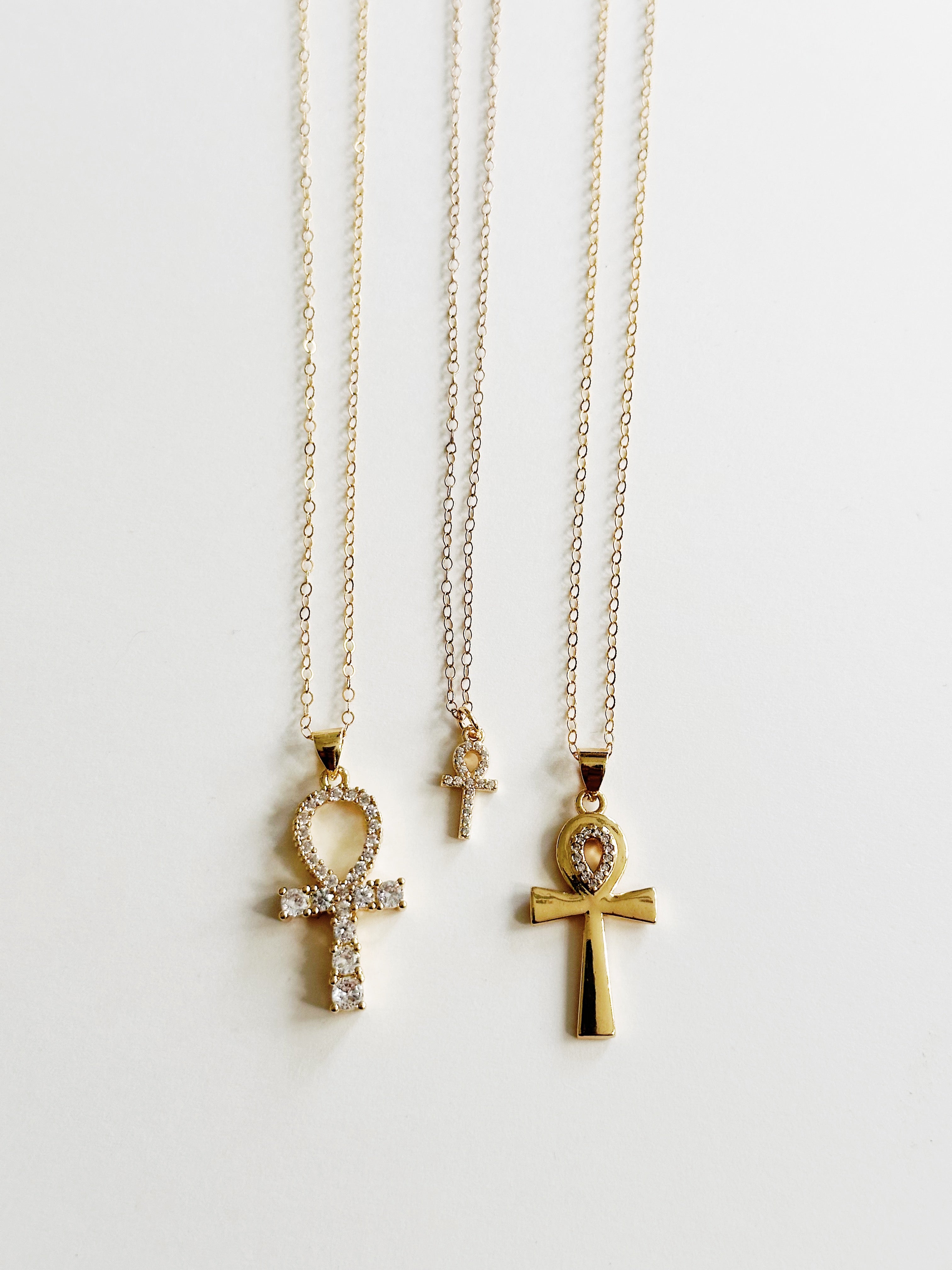 Crystal Key of Life Necklace