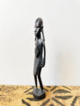 Small Vintage African Maasai Man Statue