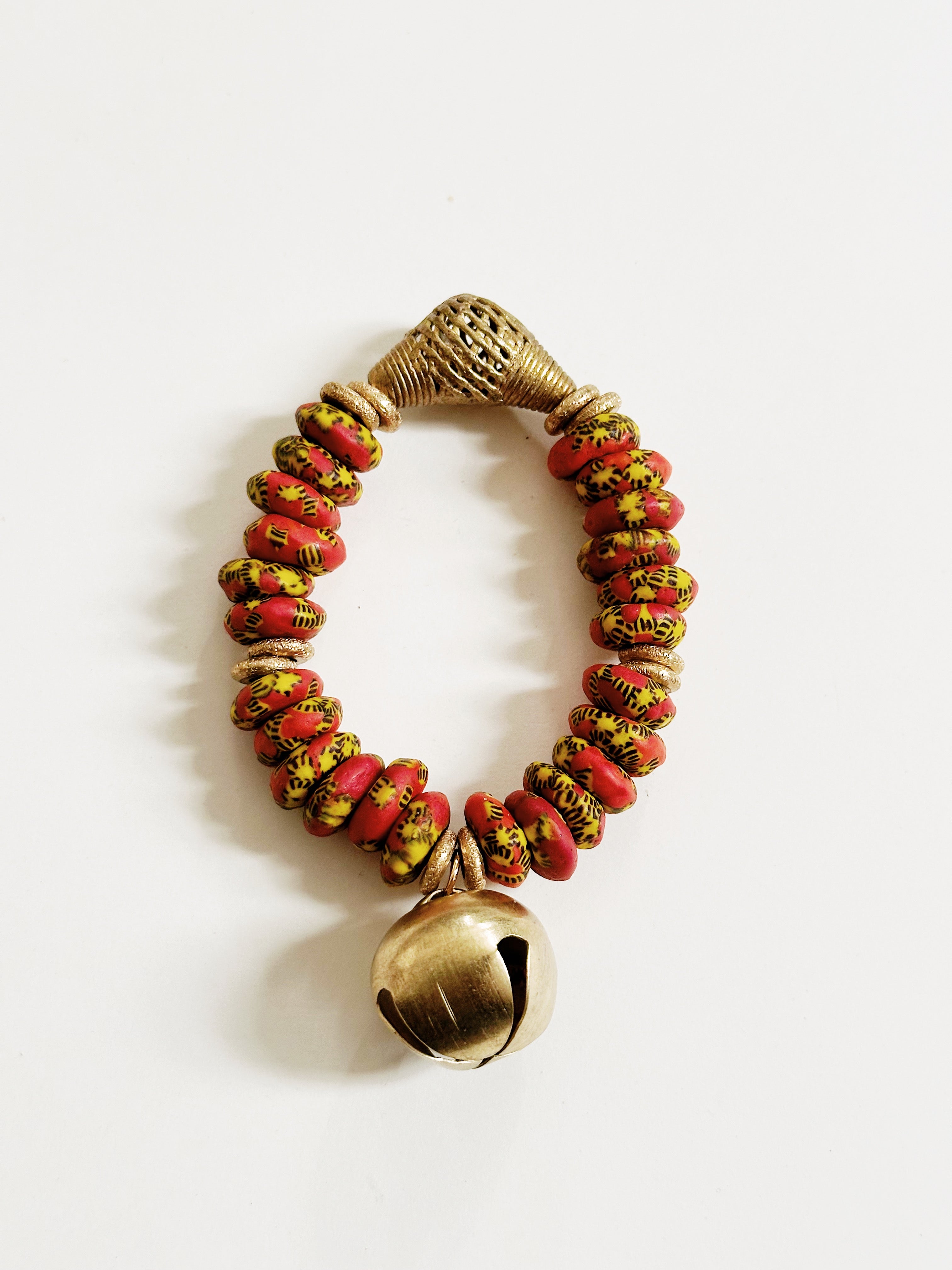 Akan African Bell Bracelet
