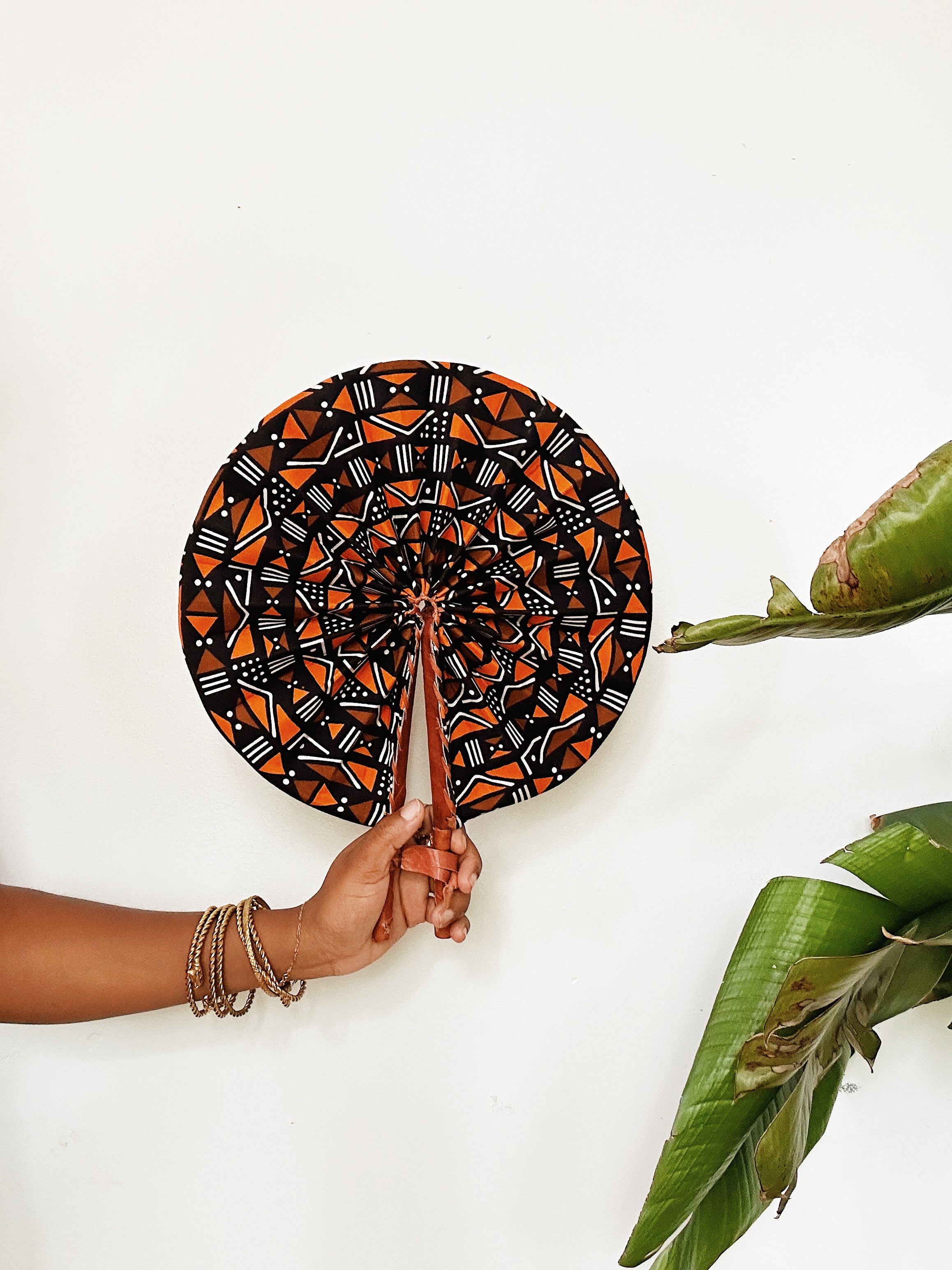 Nairobi// African Print Fan