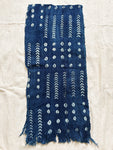 Indigo Mud Cloth Scarf #1