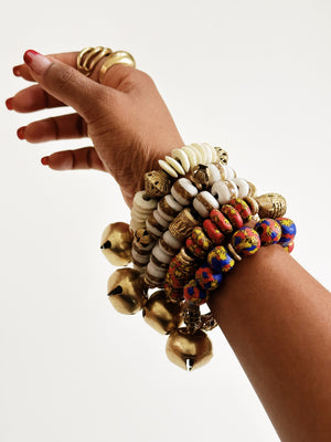 Akan African Bell Bracelet