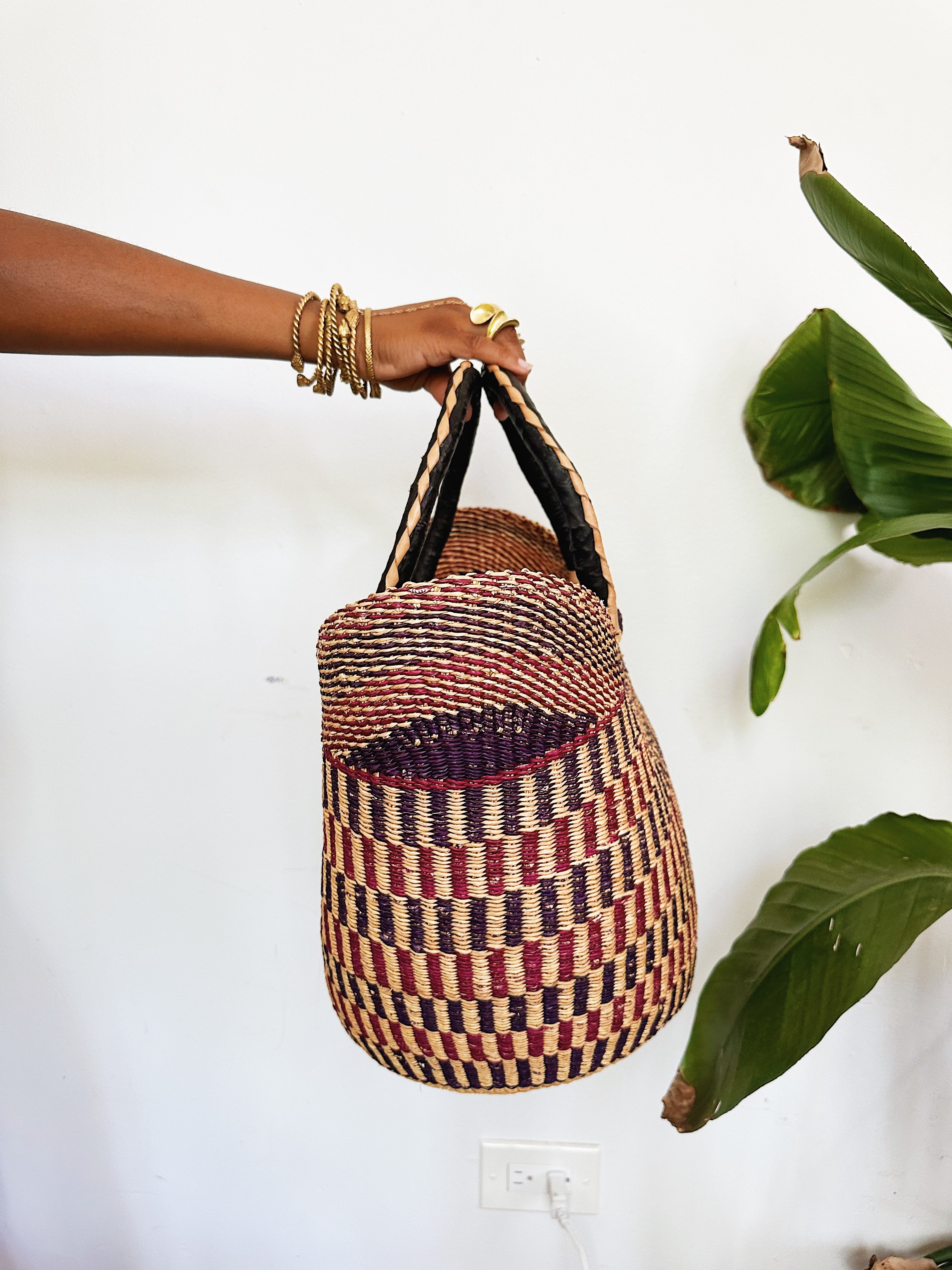 Woven African Market Tote // Multicolor #4