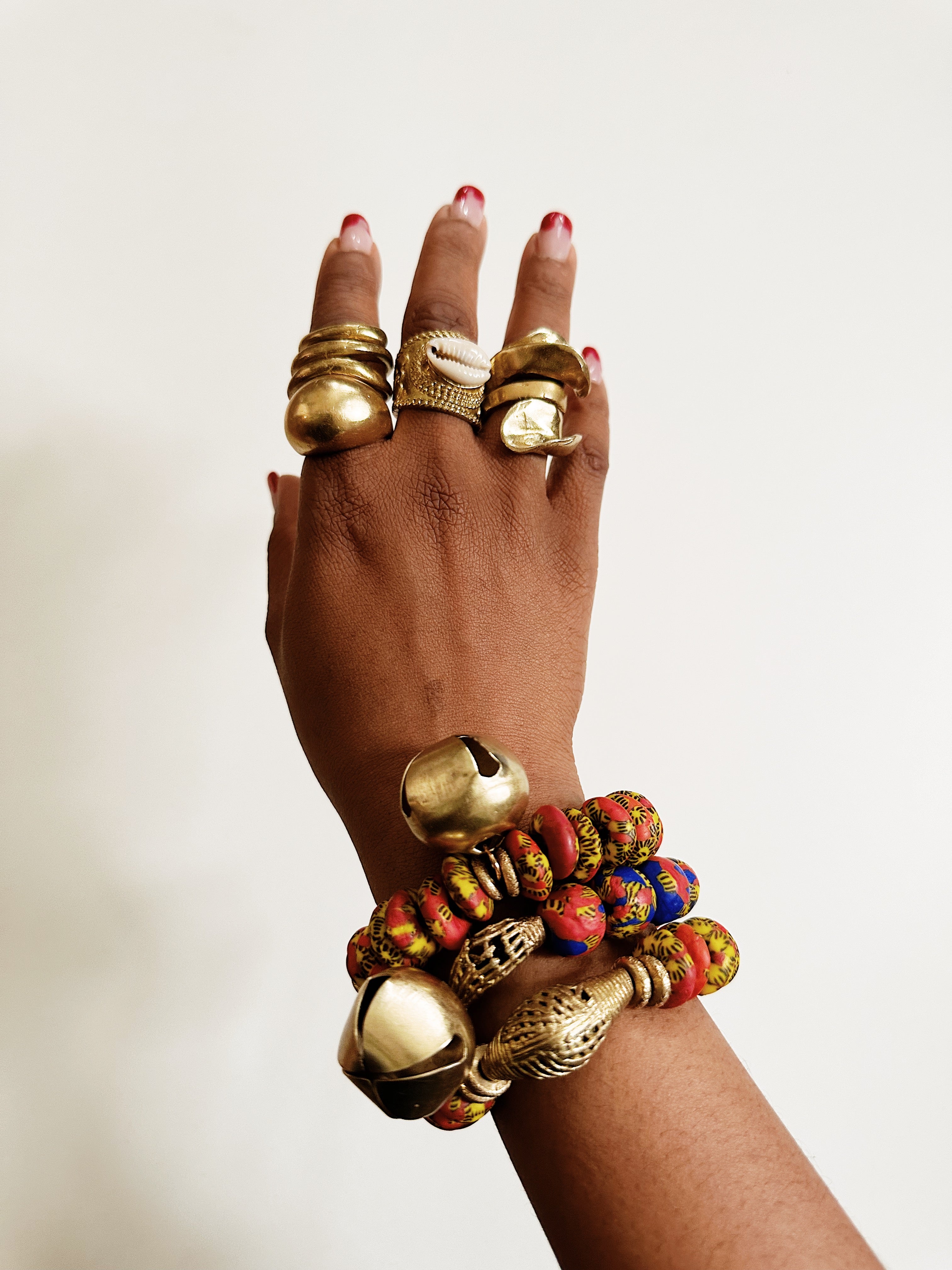 Akan African Bell Bracelet