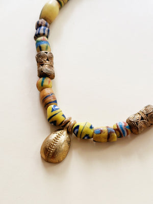 Diaspora Necklace (Cowrie)