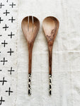 Batik Bone Salad Spoon Set