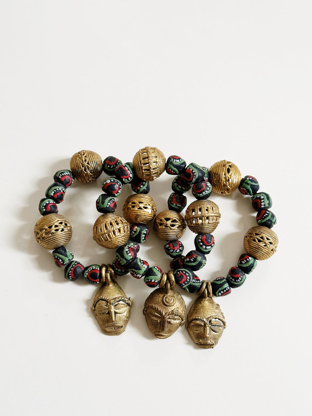 Accra African Mask Bracelet