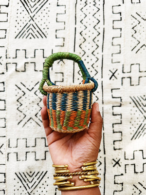 Tiny African Wicker Baskets #2 // Select Style