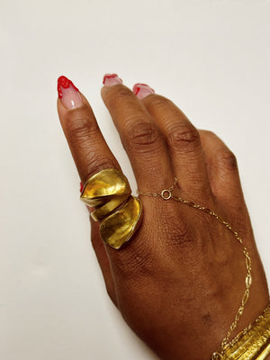 Tora Sculpted Wrap Ring