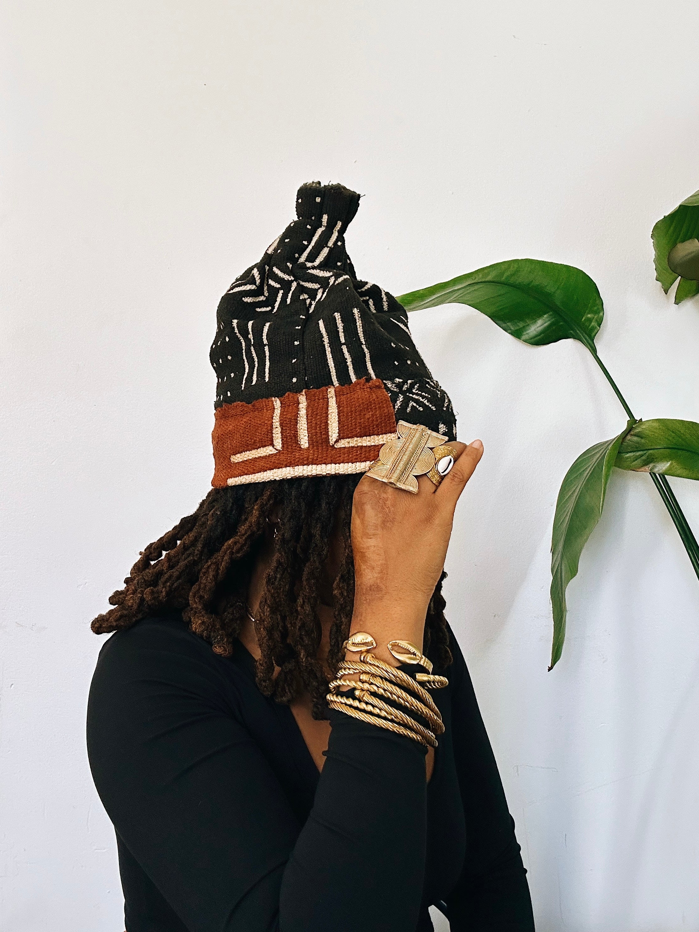 Mudcloth Beanie #1