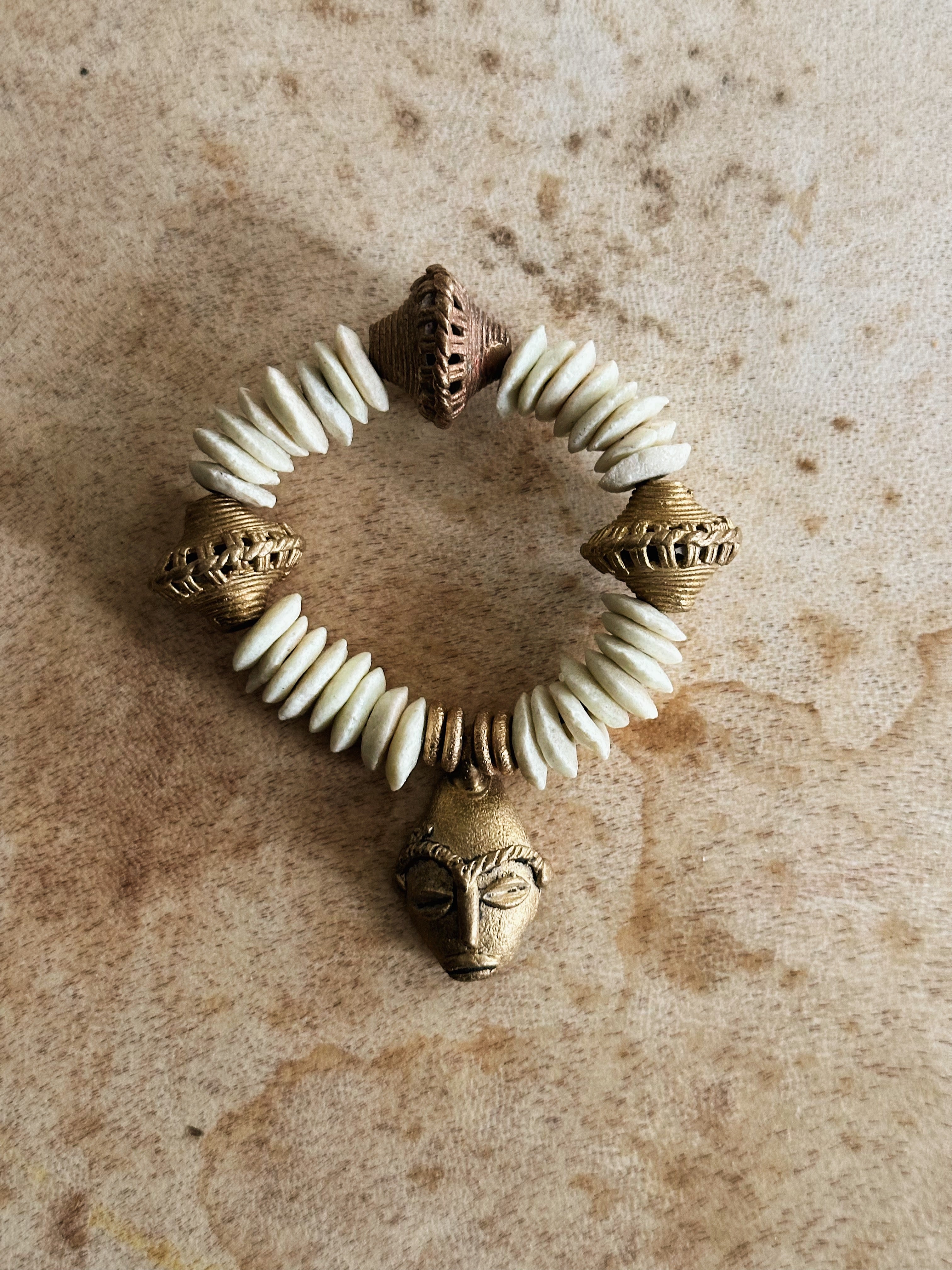 Ashanti African Mask Bracelet