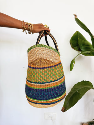 Woven African Market Tote // Multicolor #3