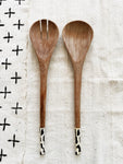 Batik Bone Salad Spoon Set #2