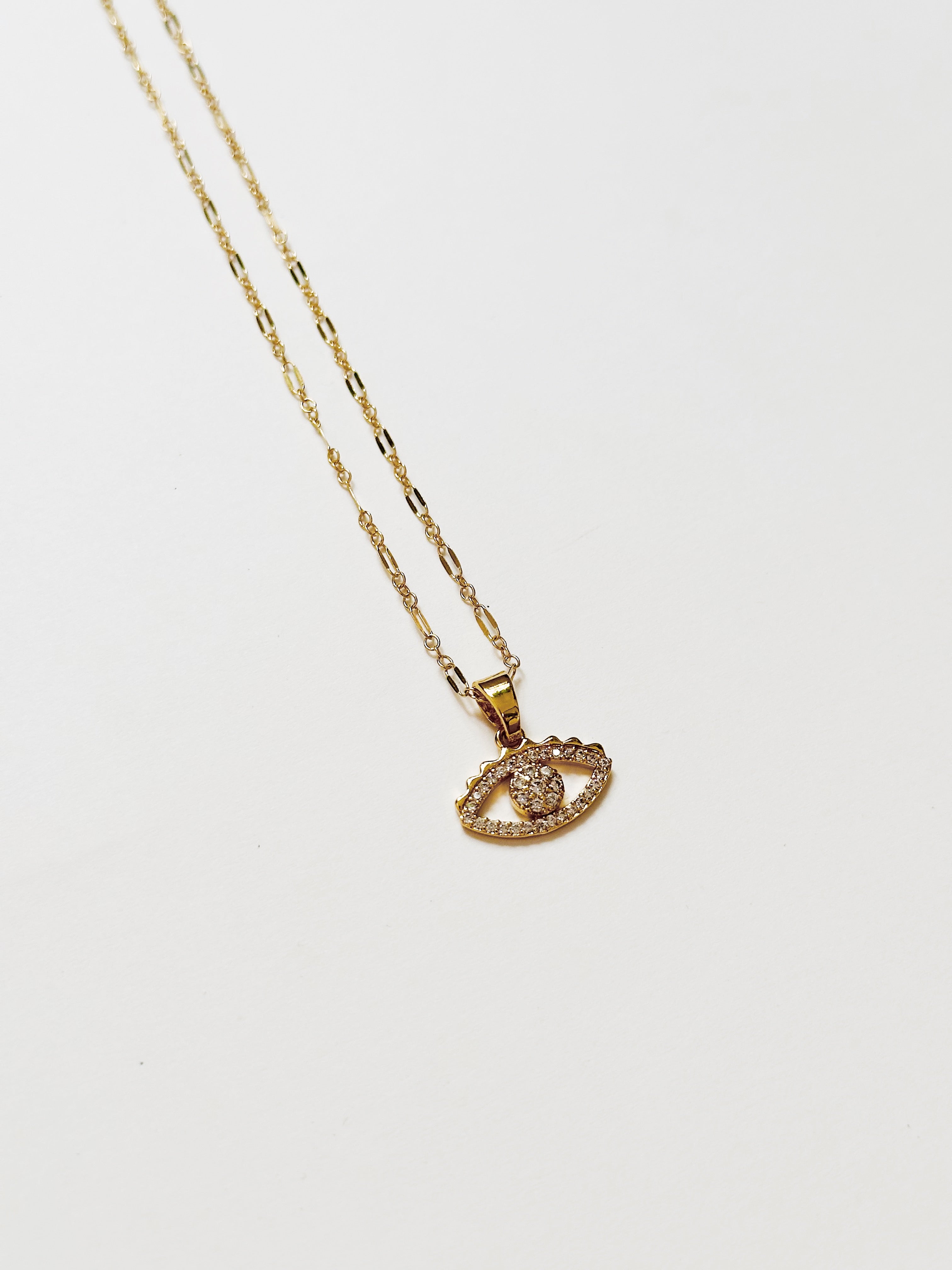 Crystal Eye of Protection Necklace