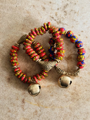 Akan African Bell Bracelet
