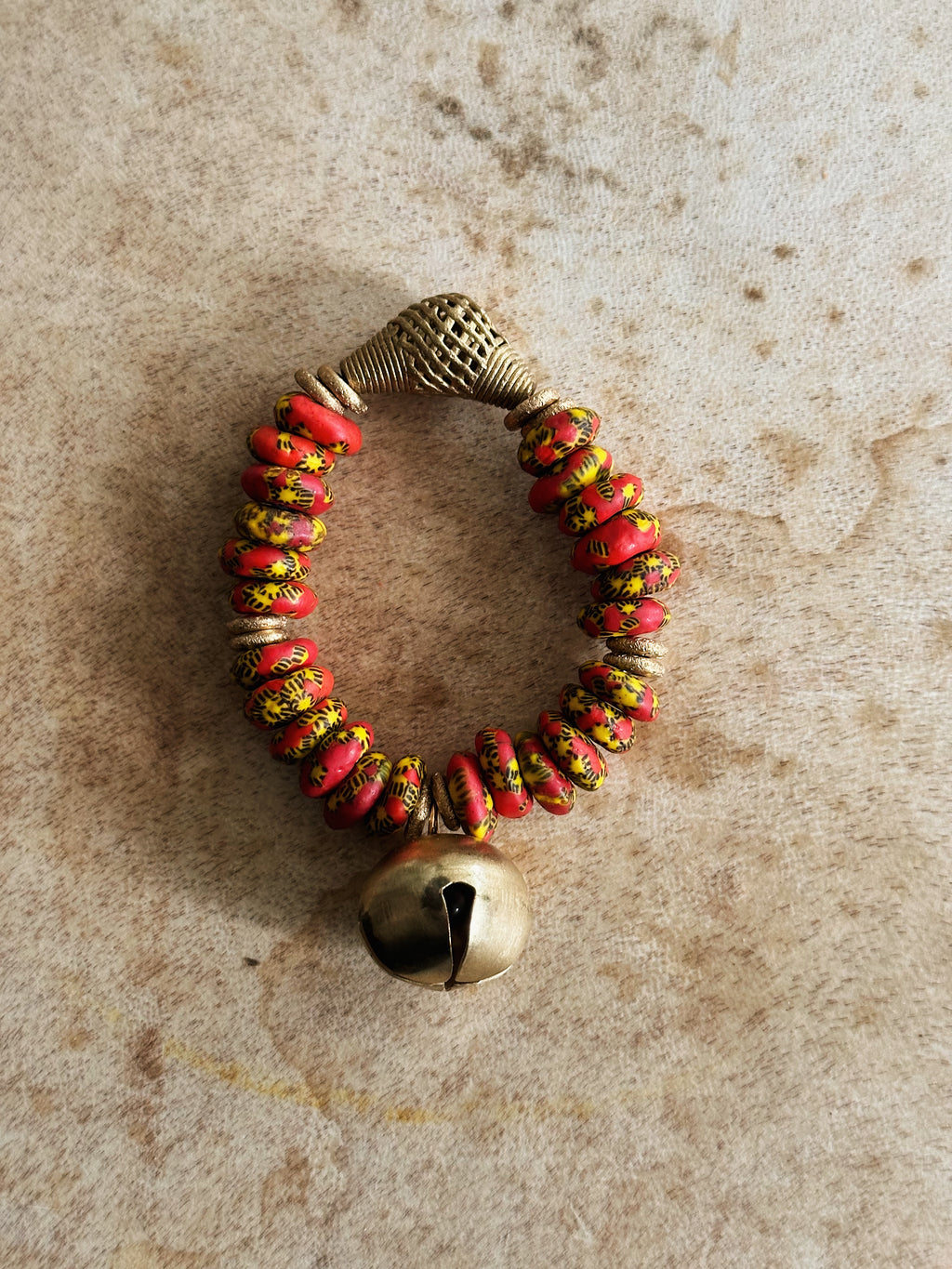 Akan African Bell Bracelet
