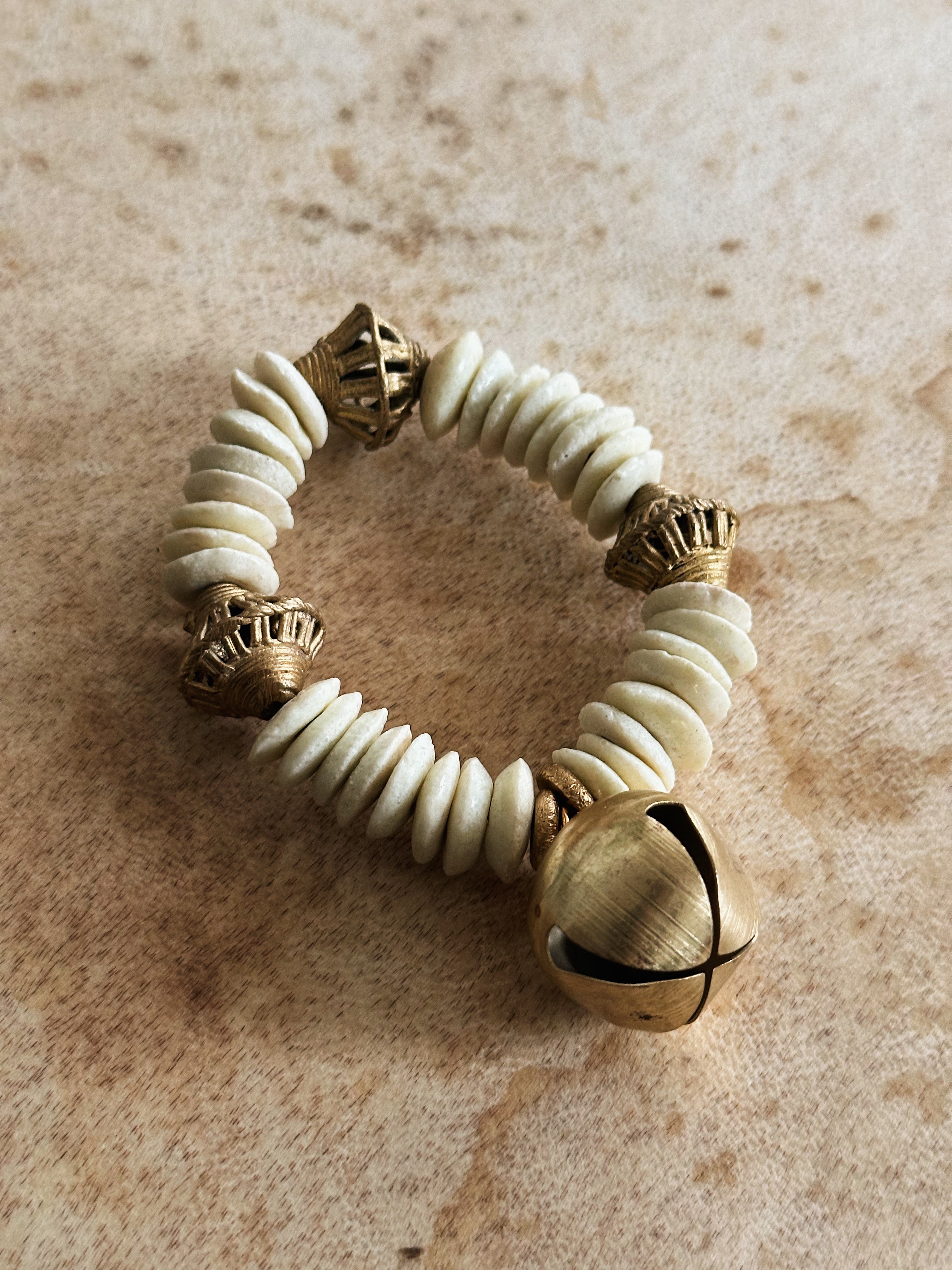 Ashanti African Bell Bracelet