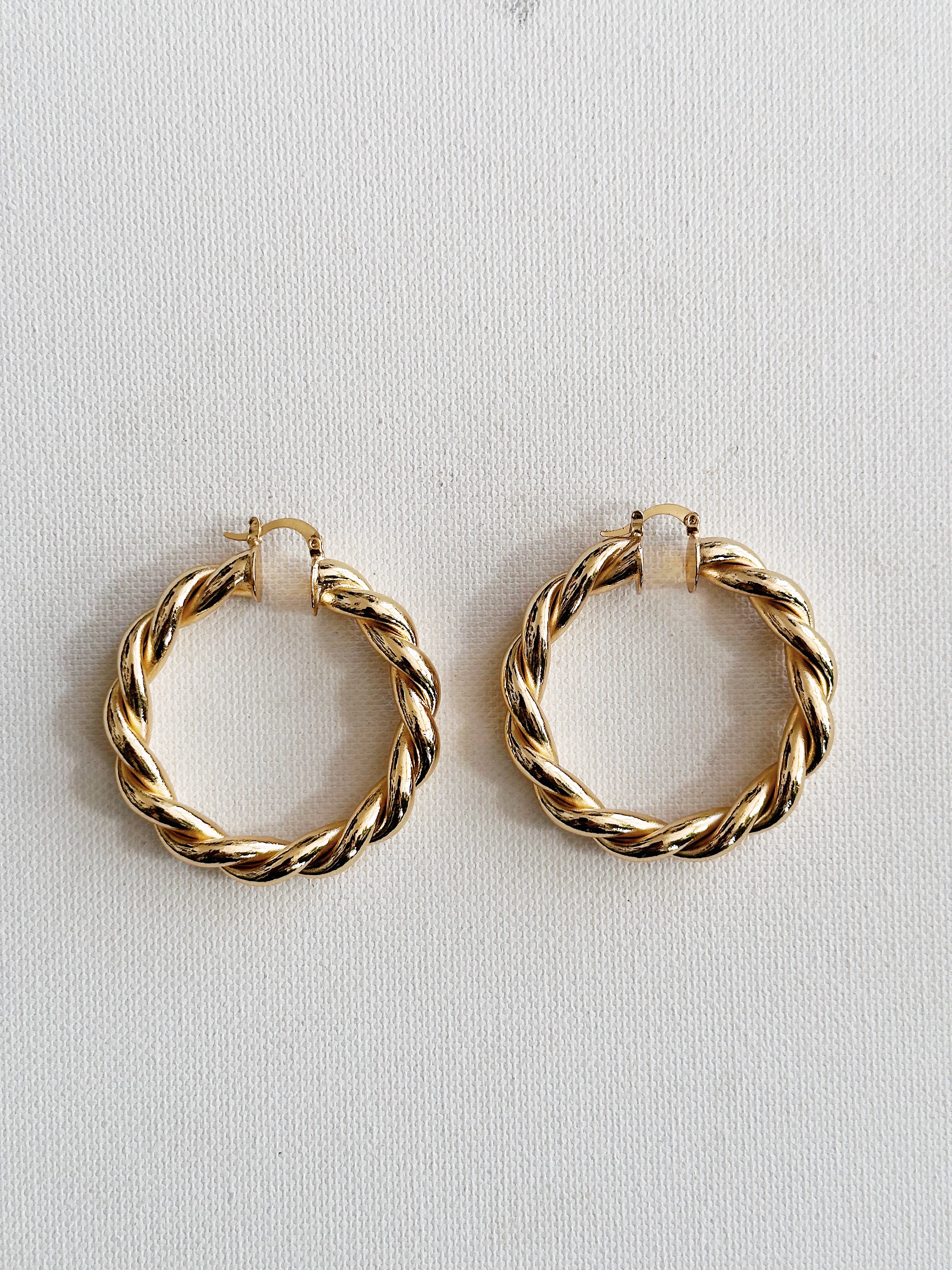 Classic Twisted Hoops