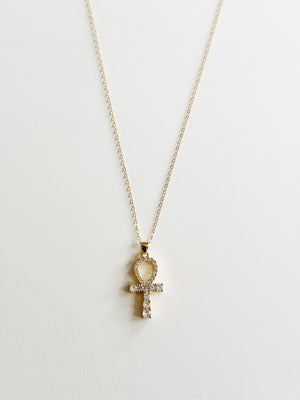 Crystal Key of Life Necklace
