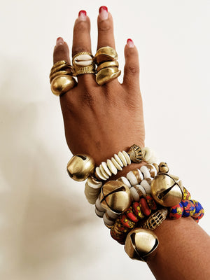 Akan African Bell Bracelet
