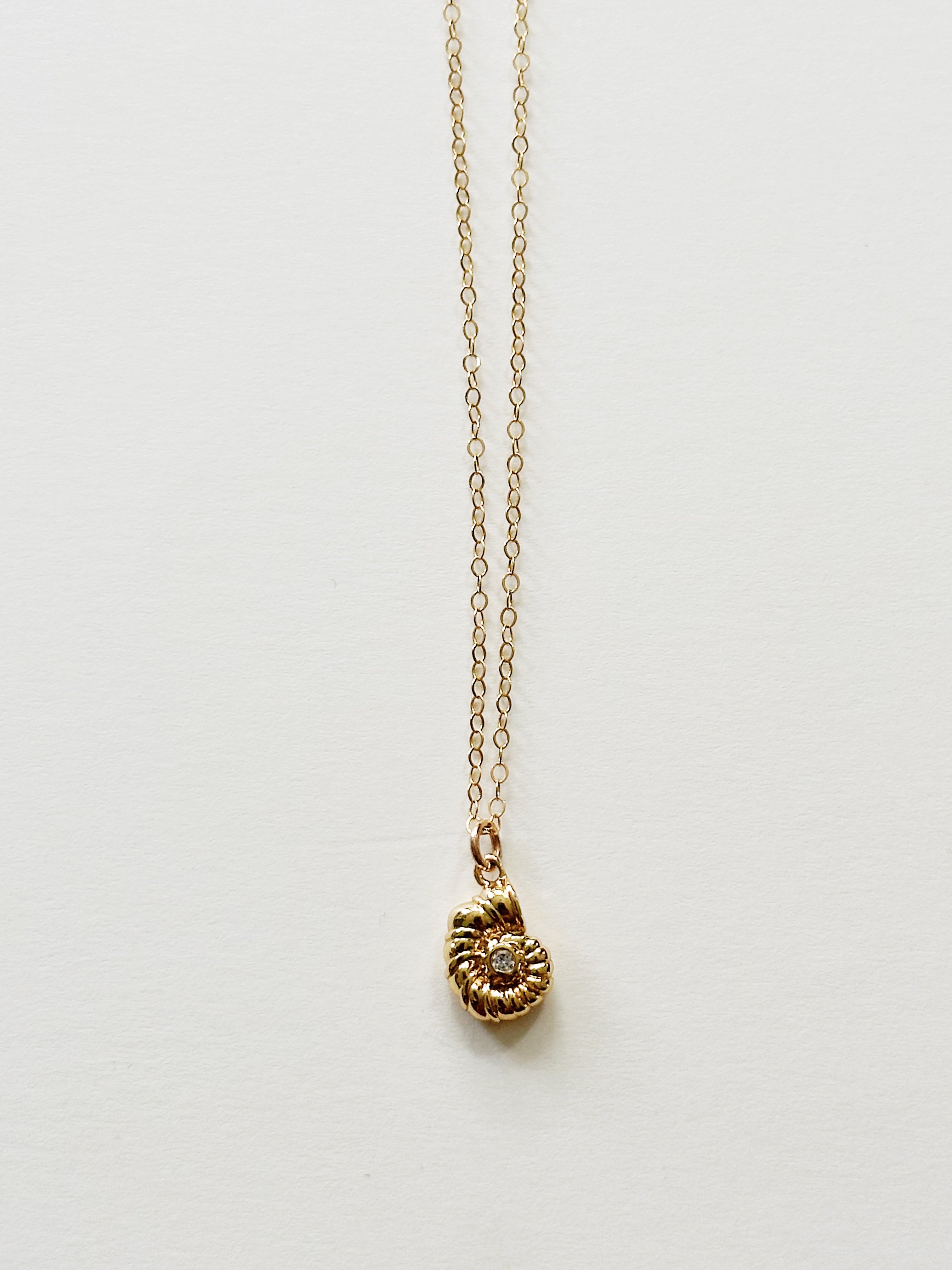Nautilus Spiral Shell Necklace