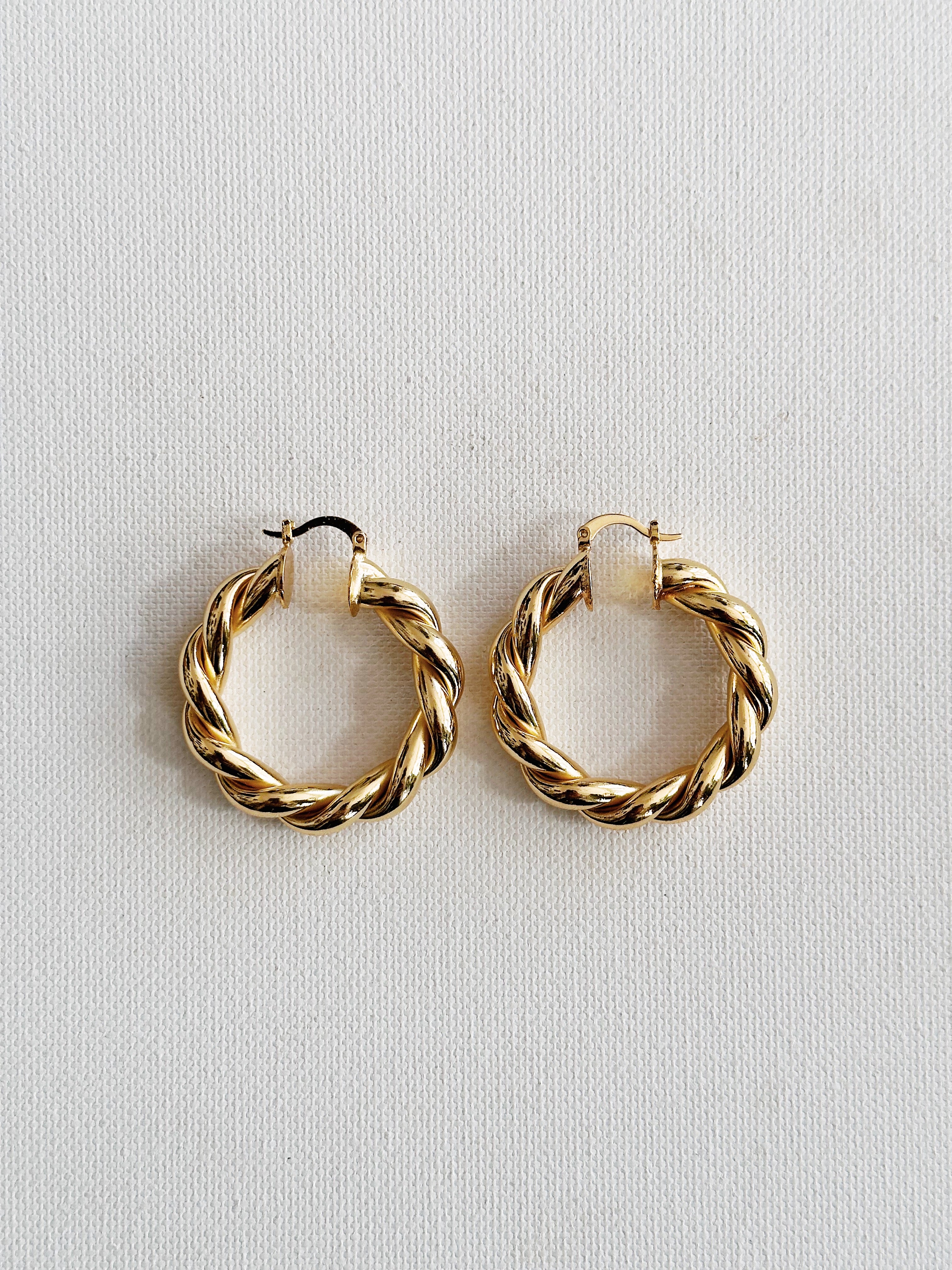 Classic Twisted Hoops
