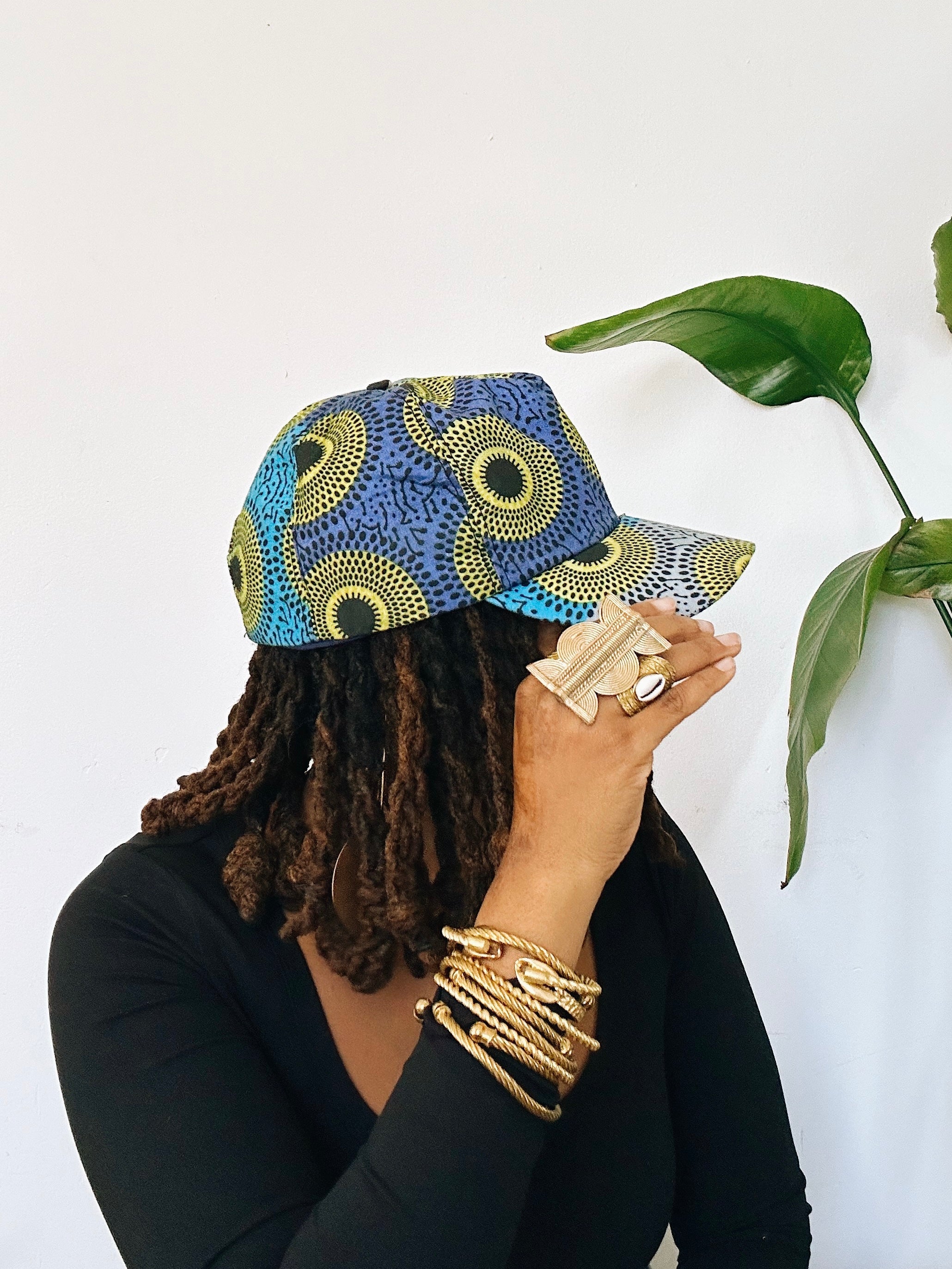 African Print Baseball Cap #2