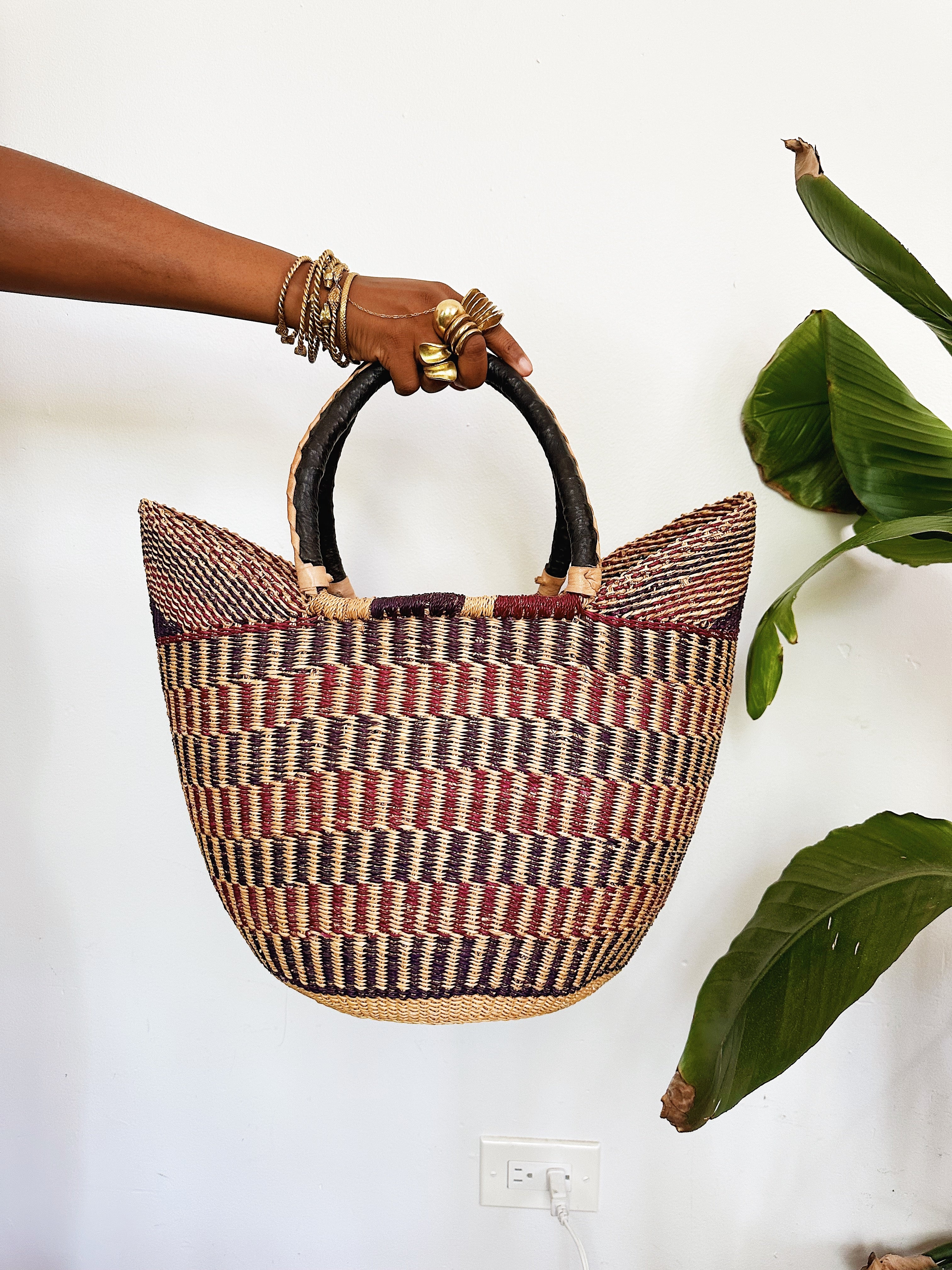 Woven African Market Tote // Multicolor #4