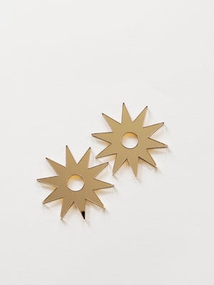 Nsoromma Adinkra Earrings