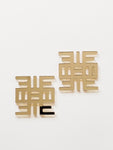 Nea Onnim Adinkra Earrings