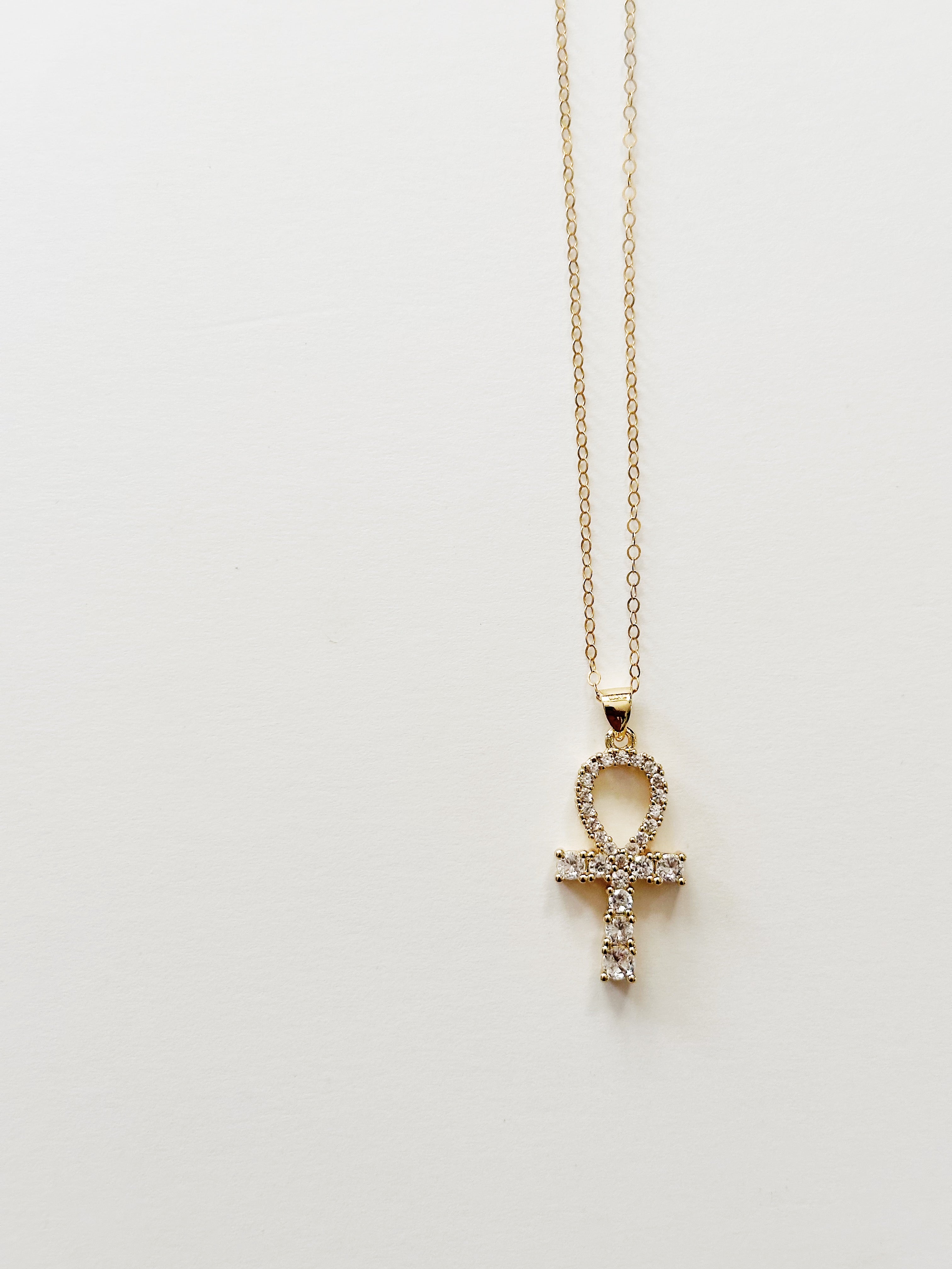 Crystal Key of Life Necklace