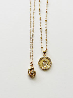 Nautilus Spiral Shell Necklace