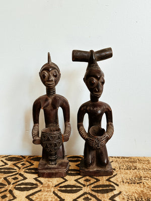 Yoruba Offering Statues