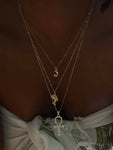Tiny Moon Necklace