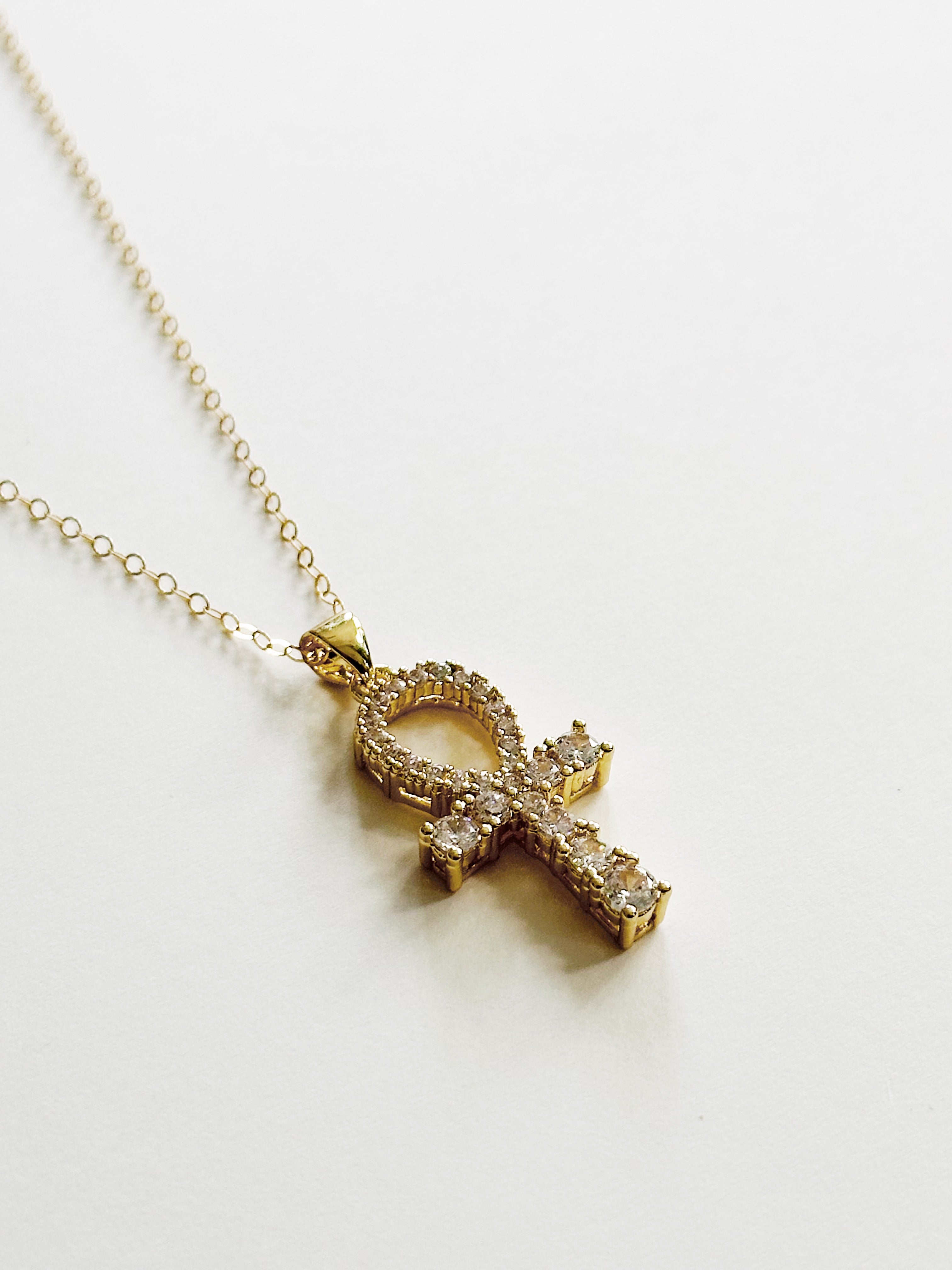 Crystal Key of Life Necklace