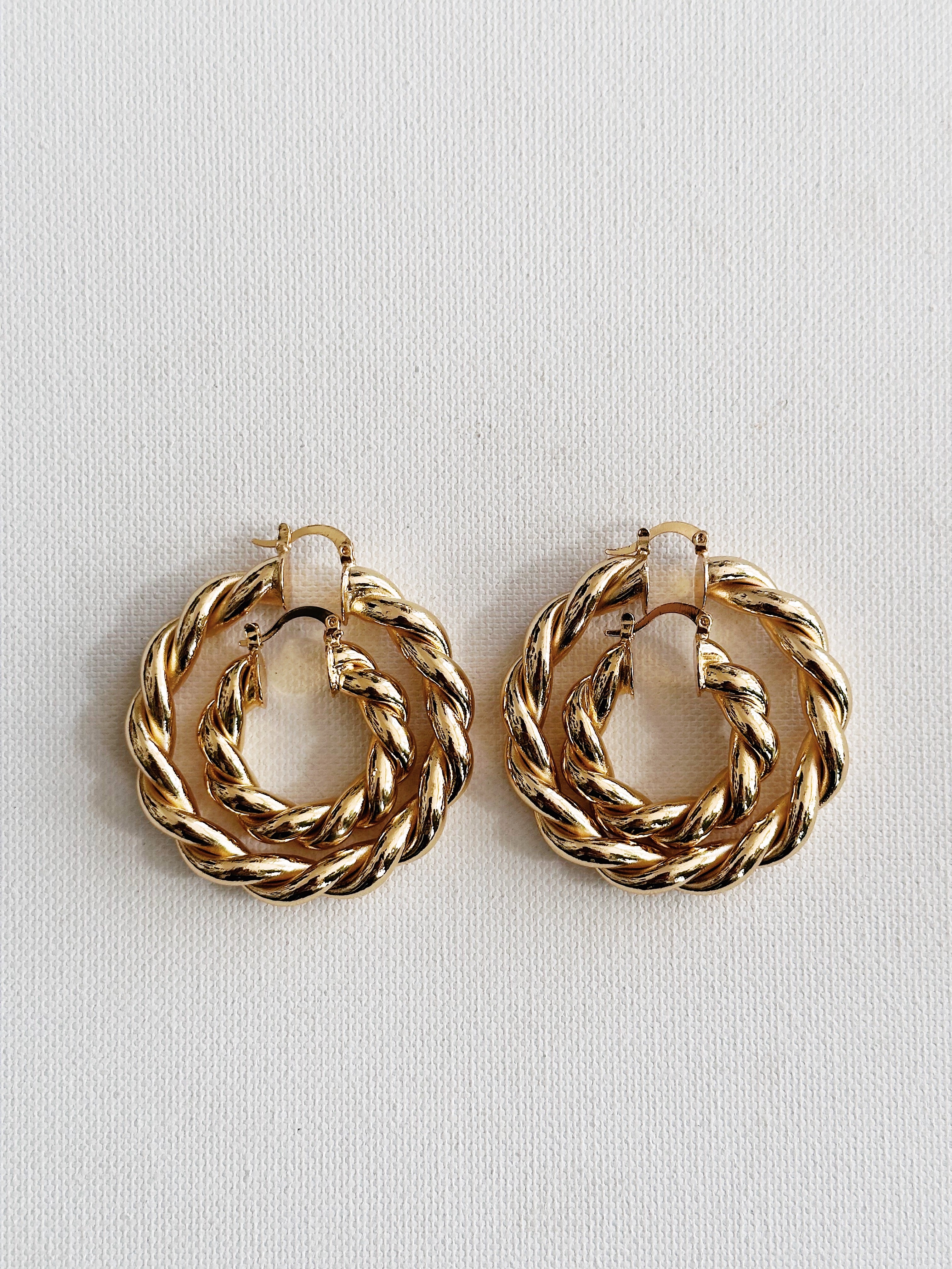 Classic Twisted Hoops