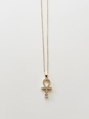 Crystal Key of Life Necklace