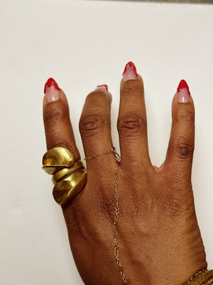 Tora Sculpted Wrap Ring