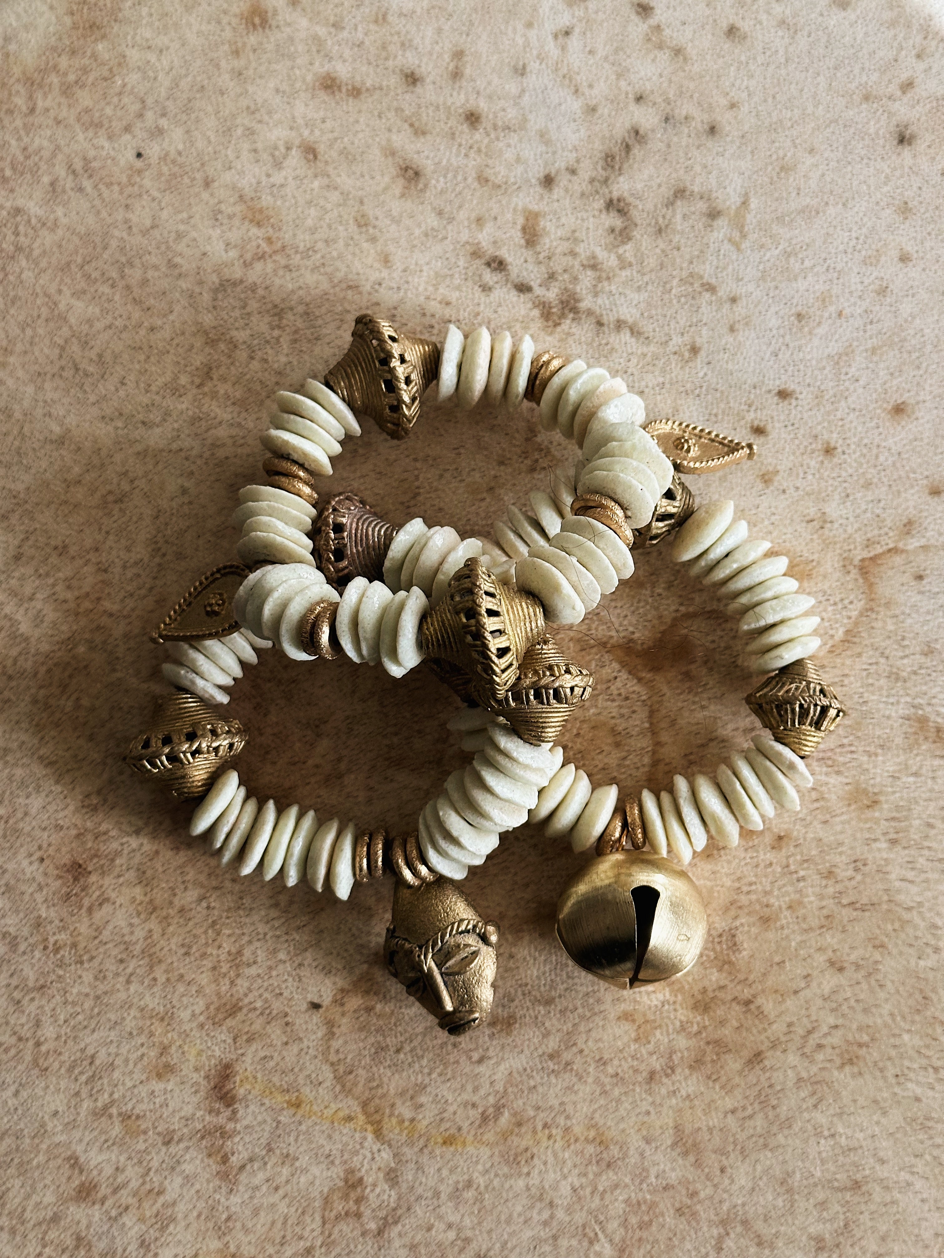 Ashanti African Bell Bracelet