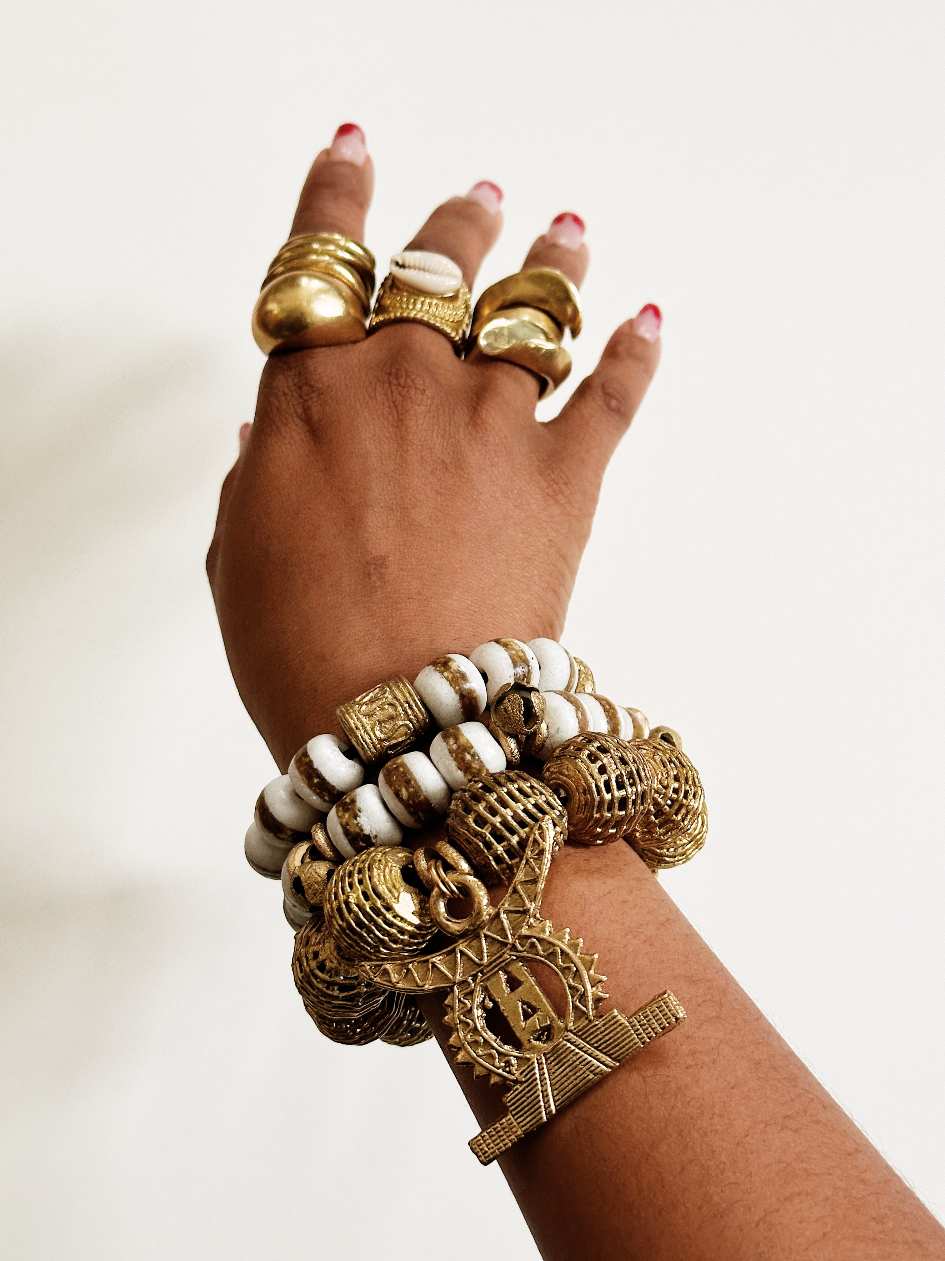 Foso African Tiny Bells Bracelet