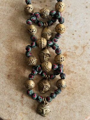 Accra African Mask Bracelet