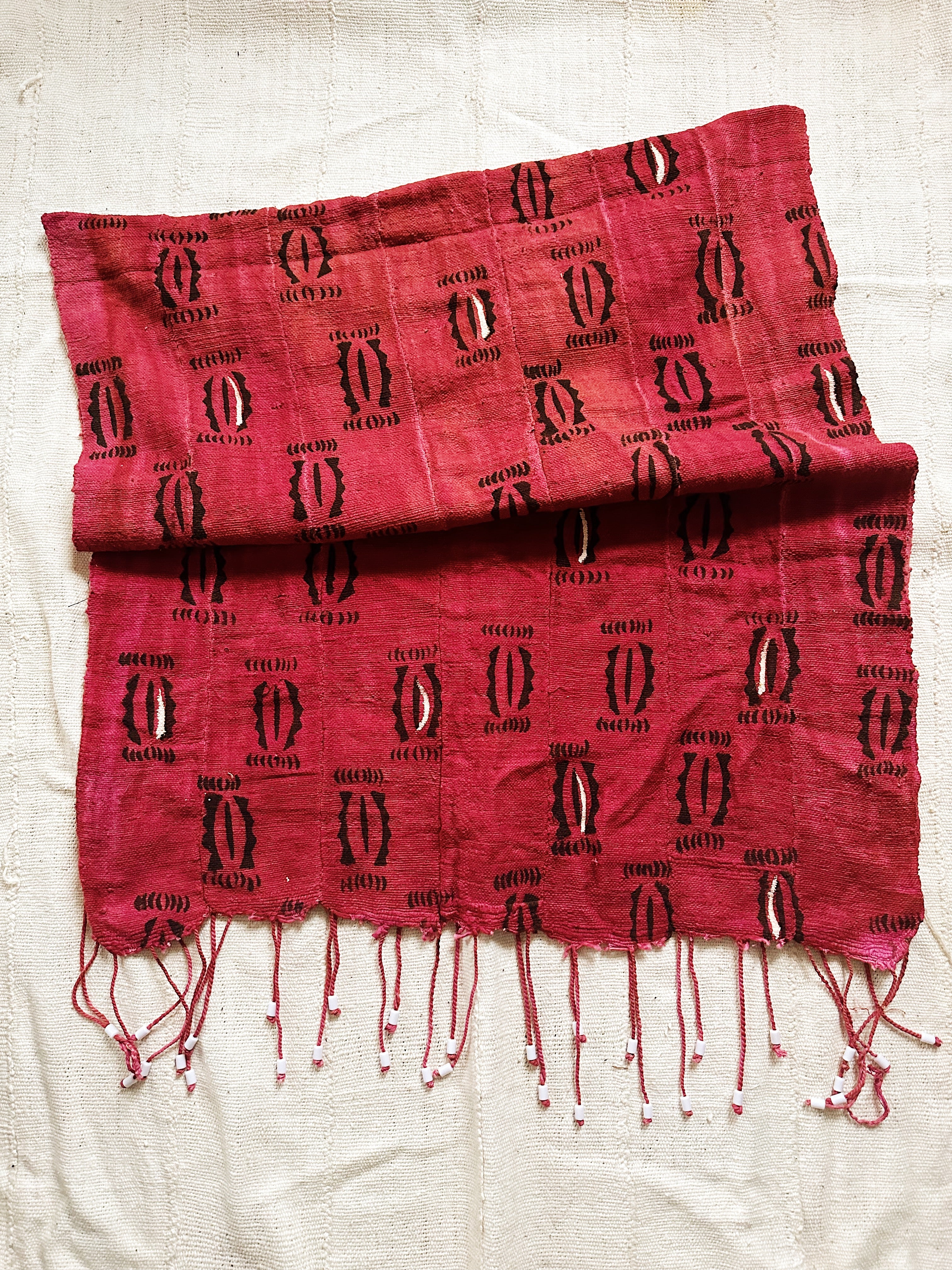 Wide Mudcloth Scarf #3