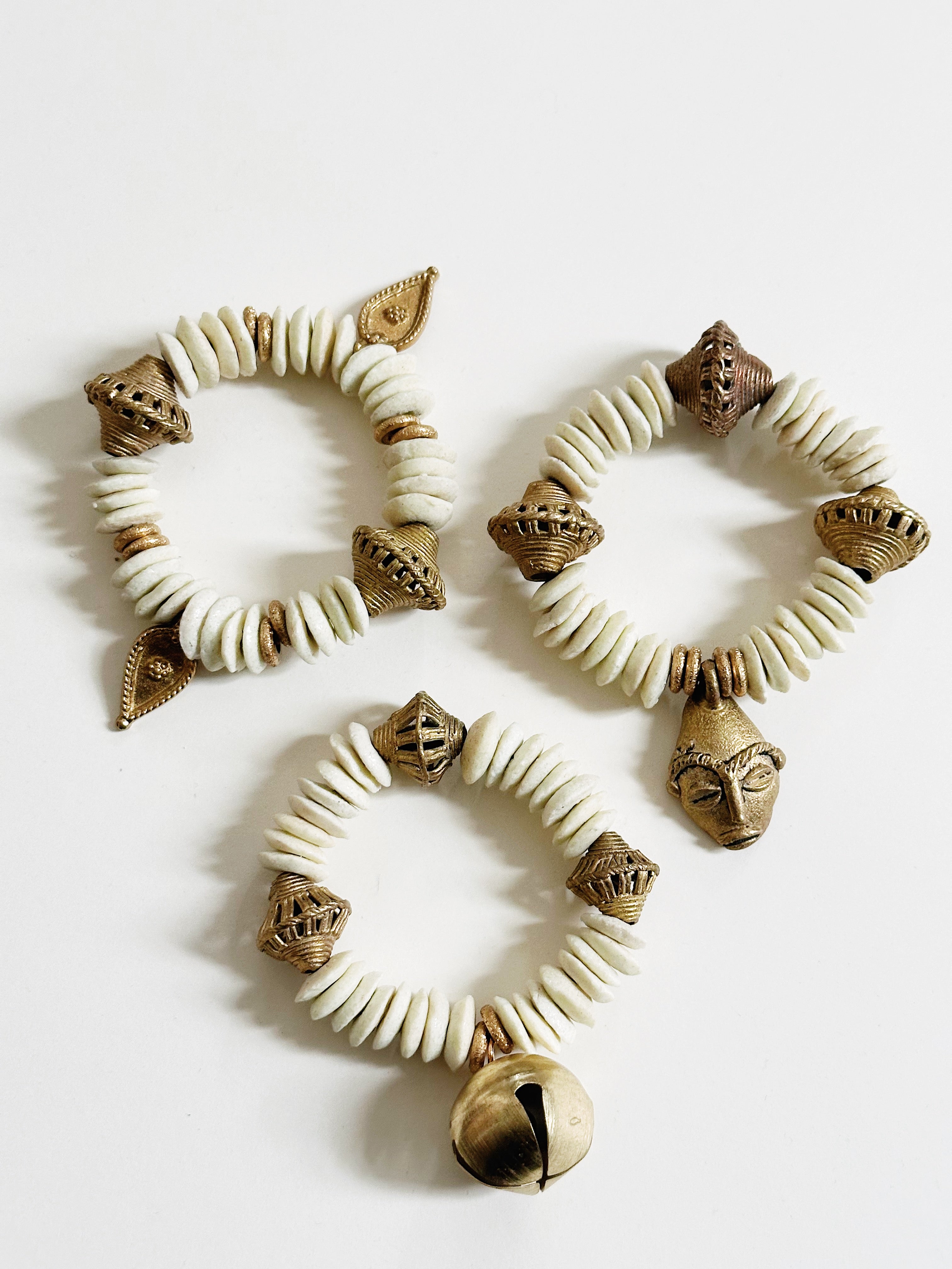 Ashanti African Bell Bracelet
