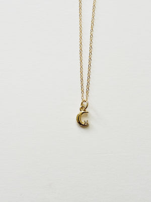 Tiny Moon Necklace