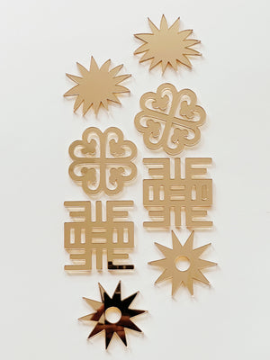 Nea Onnim Adinkra Earrings